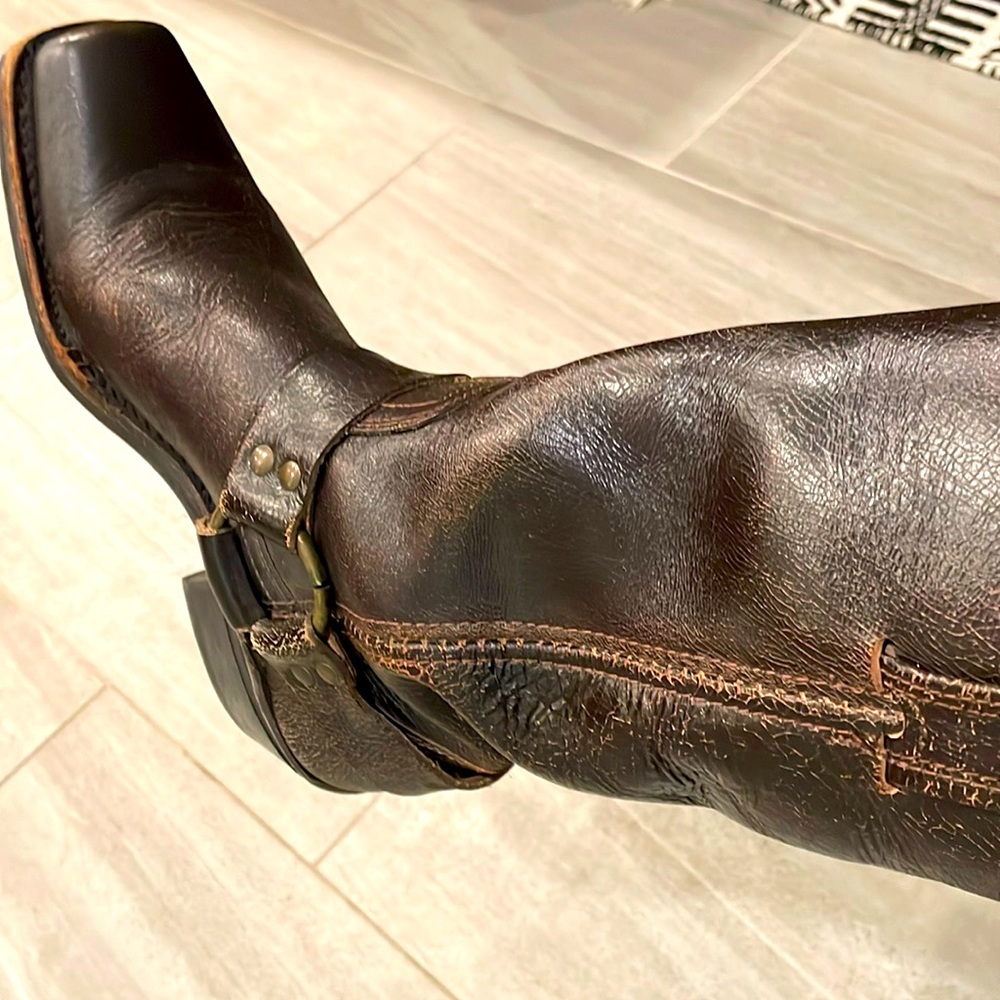 Classic motorcycle boots.